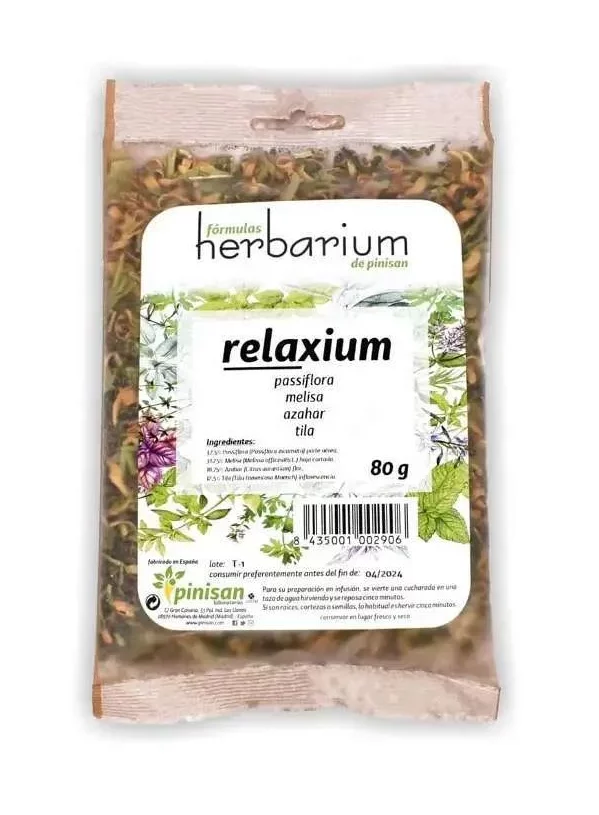 Infusion para te de formulas herbarium de pinisan.