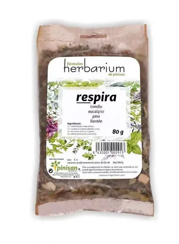 Infusion para te de formulas herbarium de pinisan.